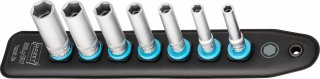 HAZET SmartRail mit 7 Steckplätzen 850LG-SR/7 ∙ 1/4 Zoll (6,3 mm) Vierkant hohl ∙ Außen Sechskant-Tractionsprofil ∙ 7-teilig ∙ 5 Bild 2