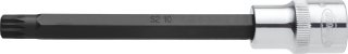 VIGOR Innenvielzahn Schraubendreher-Einsatz ∙ XZN ∙ V2128 ∙ 1/2 Zoll (12,5 mm) Vierkant hohl ∙ Innen Vielzahn Profil XZN ∙ SW M1 Bild 1