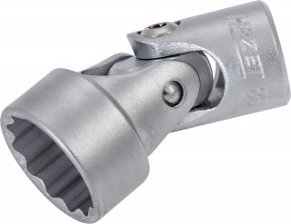 HAZET Gelenk Steckschlüsseleinsatz 880G-Z18 ∙ 3/8 Zoll (10 mm) Vierkant hohl ∙ Außen Doppelsechskant-Tractionsprofil ∙ SW 18 mm Bild 1
