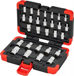 VIGOR T Steckschlüsseleinsatz Satz ∙ V2687N ∙ 1/4 Zoll (6,3 mm) Vierkant hohl | 3/8 Zoll (10 mm) Vierkant hohl | 1/2 Zoll (12,5 mm Bild 4