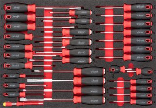 VIGOR Schraubendreher Satz ∙ V6813 ∙ 34-teilig ∙ 0,5 x 3 – 1,6 x 10 · PH0 – PH3 · T6 – T40 ∙ Anzahl Werkzeuge: 34 Bild 1