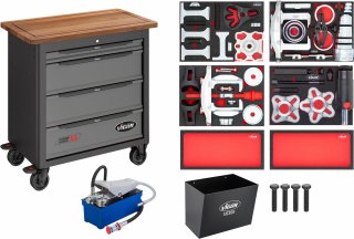 VIGOR Mobile Werkbank Series XL mit Spezialwerkzeug Sortiment ∙ V7026N-2 ∙ 77-teilig ∙ Anzahl Werkzeuge: 77 Bild 3
