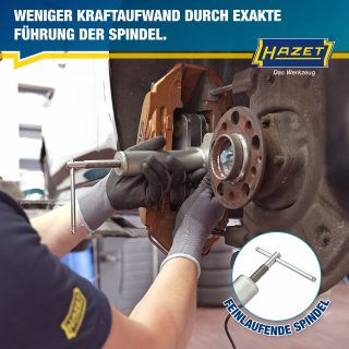 HAZET Bremskolben Rücksetzwerkzeug für 1-Kolben und Mehrkolben Bremssättel 4971-4 Bild 6