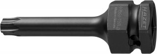 HAZET Schlag- | Maschinenschrauber Schraubendreher-Steckschlüsseleinsatz 995S6-T50LG ∙ 1/2 Zoll (12,5 mm) Vierkant hohl | 24 mm Au Bild 2