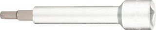 HAZET Verlängerung 4910-6 ∙ 1/2 Zoll (12,5 mm) Vierkant hohl ∙ Innen Sechskant Profil ∙ SW 6 mm Bild 1