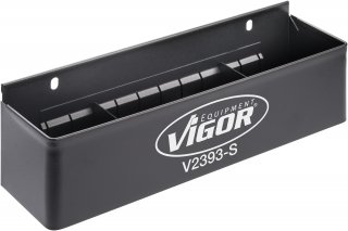 VIGOR Dosenhalter ∙ kurz ∙ für alle Serien ∙ bis zu 4 Dosen ∙ V2393-S ∙ L x B: 340 mm x 90 mm Bild 1