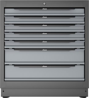 VIGOR Schubladen-Unterschrank ∙ 7 Schubladen ∙ V6000-01XL ∙ L x B x H: 861 mm x 500 mm x 953 mm Bild 11
