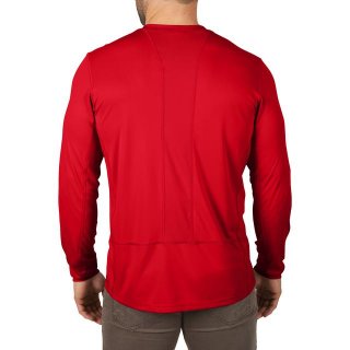 WWLSRD-XL Funktions-Shirt lang rot  Bild 2