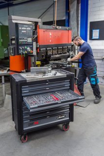 VIGOR Werkstattwagen Series XL ∙ Edelstahl-Arbeitsplatte ∙ mit Sortiment ∙ V4481-X/375 ∙ 375-teilig ∙ Anzahl Werkzeuge: 375 Bild 4