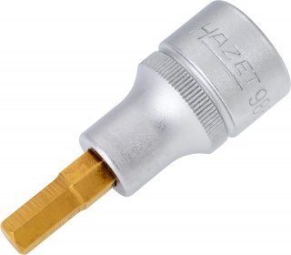 HAZET Schraubendreher-Steckschlüsseleinsatz 986-7 ∙ 1/2 Zoll (12,5 mm) Vierkant hohl ∙ Innen Sechskant Profil ∙ SW 7 mm Bild 1