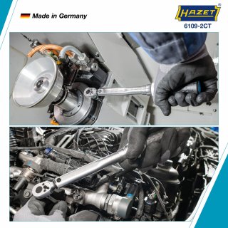 HAZET Drehmomentschlüssel mit DAkkS-Kalibrierschein 6109-2CTCAL ∙ Drehmomentbereich min-max: 4 – 40 Nm ∙ Genauigkeit: 2% ∙ 1/4 Z Bild 3
