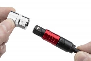 VIGOR Steckschlüssel Adapter ∙ mit Gelenk ∙ V7638 ∙ 1/4 Zoll (6,3 mm) Sechskant massiv ∙ 3/8 Zoll (10 mm) Vierkant massiv ∙ 16 m Bild 3