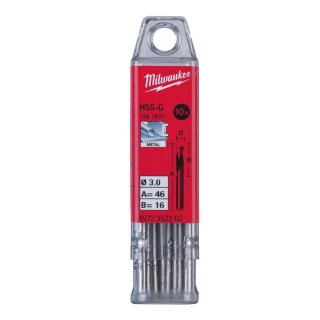 METALLBOHRER HSS-G KURZ 3.0X46MM (10) Bild 2