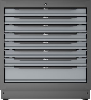 VIGOR Schubladen-Unterschrank ∙ 8 Schubladen ∙ 861 mm ∙ V6000-032XL ∙ L x B x H: 861 mm x 500 mm x 953 mm Bild 11