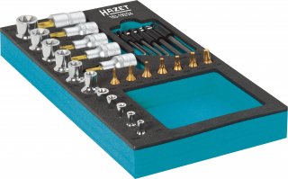 HAZET Steckschlüsseleinsatz Satz ∙ TORX® 163-192/24 ∙ 1/2 Zoll (12,5 mm) Vierkant hohl | 1/4 Zoll (6,3 mm) Vierkant hohl ∙ Außen  Bild 2
