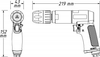 HAZET Bohrmaschine 9030P-1 ∙ Länge: 219 mm Bild 4