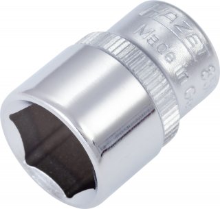 HAZET Steckschlüsseleinsatz 850A-1/2 ∙ 1/4 Zoll (6,3 mm) Vierkant hohl ∙ Außen Sechskant-Tractionsprofil ∙ SW 1⁄2″ Bild 1