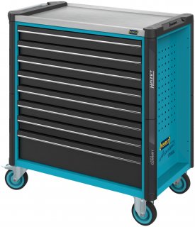 HAZET Werkstattwagen Assistent 179NXL ∙ einzeln 179NXL-8 ∙ L x B x H: 959 mm x 518 mm x 1020 mm ∙ Schubladen | flach: 7× 81 x 696 Bild 9