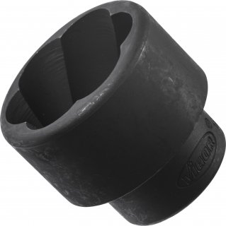 VIGOR Spiralnutenausdreher-Einsatz ∙ V3746 ∙ 1/2 Zoll (12,5 mm) Vierkant hohl ∙ Außen Schraubenausdreher Profil ∙ SW 30 mm Bild 2