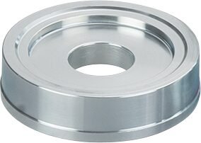 VIGOR Lagerscheibe ⌀ 61,8 – 62,8 mm ∙ Innenlochdurchmesser 20,25 mm ∙ passend für Spindel M20 ∙ V4598-10 Bild 1