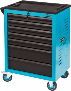 HAZET Werkstattwagen Assistent 178N ∙ Sortiment 178N-7/147 ∙ 147-teilig ∙ Schubladen | flach: 5× 80 x 527 x 348 mm ∙ Schubladen |  Bild 5