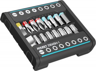HAZET SmartHolder mit 16 Bits ∙ kurz 2304SH-1 ∙ 1/4 Zoll (6,3 mm) Sechskant massiv ∙ Schlitz Profil | Kreuzschlitz Profil PH | Inn Bild 2