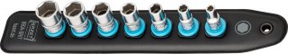 HAZET SmartRail mit 7 Steckplätzen 850A-SR/7 ∙ 1/4 Zoll (6,3 mm) Vierkant hohl ∙ Außen Sechskant-Tractionsprofil ∙ 7-teilig ∙ <s Bild 2