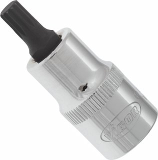 VIGOR Innenvielzahn Schraubendreher-Einsatz ∙ XZN ∙ V2096 ∙ 1/2 Zoll (12,5 mm) Vierkant hohl ∙ Innen Vielzahn Profil XZN ∙ SW M8 Bild 2