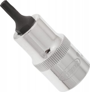 VIGOR T Schraubendreher-Einsatz ∙ V2152 ∙ 1/2 Zoll (12,5 mm) Vierkant hohl ∙ Innen TORX® Profil ∙ SW T25 Bild 2