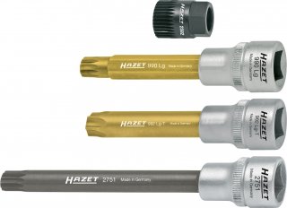 HAZET Keil(rippen)riemenscheibe-Werkzeug 4641/4 ∙ 1/2 Zoll (12,5 mm) Vierkant hohl ∙ Innen Vielzahn Profil XZN | Innen TORX® Prof Bild 1