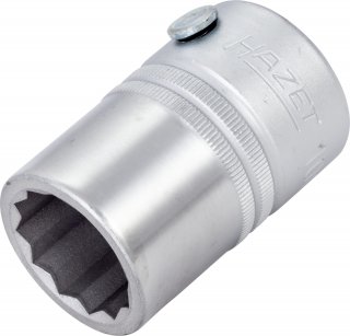 HAZET Steckschlüsseleinsatz 1000Z-22 ∙ 3/4 Zoll (20 mm) Vierkant hohl ∙ Außen Doppelsechskant Profil ∙ SW 22 mm Bild 1