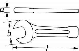 HAZET Schlag-Maulschlüssel 452-85 ∙ Außen Sechskant Profil ∙ SW 85 mm Bild 2