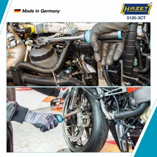 HAZET Drehmomentschlüssel mit DAkkS-Kalibrierschein 5120-3CTCAL ∙ Drehmomentbereich min-max: 10 – 60 Nm ∙ Genauigkeit: 3% ∙ 1/2  Bild 3