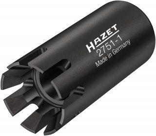 HAZET Turbolader Steckschlüsseleinsatz ∙ Sonderprofil 2751-1 ∙ 1/4 Zoll (6,3 mm) Vierkant hohl ∙ 12 mm Bild 3