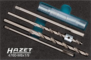 HAZET Glühkerzen Reparatur Satz 4760-M8X1/9 ∙ 9-teilig Bild 1