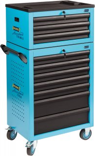 HAZET Werkstattwagen Assistent 178N-10 ∙ L x B x H: 781 mm x 498 mm x 1410 mm ∙ Schubladen | flach: 8× 80 x 527 x 348 mm ∙ Schubl Bild 1