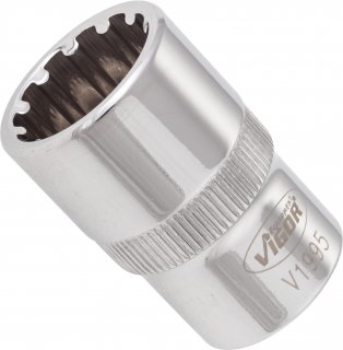 VIGOR Multiprofil Steckschlüsseleinsatz ∙ V1995 ∙ 1/2 Zoll (12,5 mm) Vierkant hohl ∙ Multiprofil ∙ SW 17 mm Bild 2