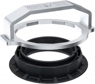 HAZET Federbein-Befestigungsmutter Werkzeug 2710-105 ∙ 1/2 Zoll (12,5 mm) Vierkant hohl ∙ Außen 16-kant Profil ∙ SW 106 mm Bild 7