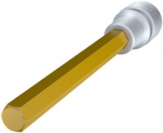 HAZET Schraubendreher-Steckschlüsseleinsatz 986SL-10 ∙ 1/2 Zoll (12,5 mm) Vierkant hohl ∙ Innen Sechskant Profil ∙ SW 10 mm Bild 2