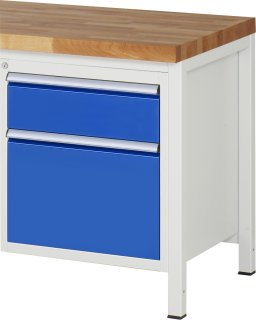 Unterbau-Container L3.18 | B580xT650xH620mm | 2xSchublade-TA Bild 1