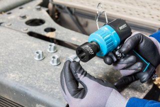 HAZET Schlag- | Maschinenschrauber Steckschlüsseleinsatz ∙ mit Sonderprofil 2784S-1 ∙ 1/2 Zoll (12,5 mm) Vierkant hohl ∙ Rillenpr Bild 7