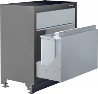 VIGOR Abfall-Unterschrank ∙ 861 mm ∙ V6000-033XL ∙ L x B x H: 861 mm x 500 mm x 953 mm Bild 3