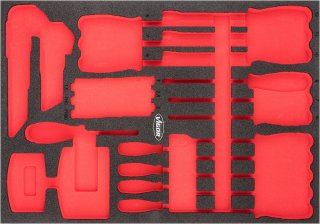 VIGOR Weichschaumeinlage ∙ leer ∙ V6814-L ∙ L x B x H: 563 mm x 393 mm x 35 mm Bild 1