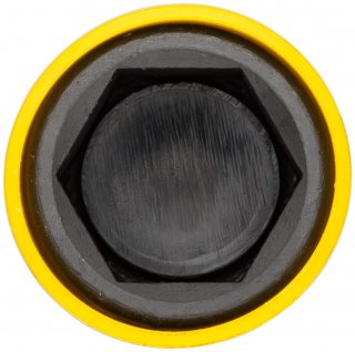 HAZET Schlag- | Maschinenschrauber Steckschlüsseleinsatz ∙ extralang 904SLG-19 ∙ 1/2 Zoll (12,5 mm) Vierkant hohl ∙ Außen Sechska Bild 2