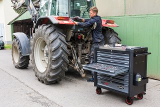 VIGOR Werkstattwagen Series XL ∙ Edelstahl-Arbeitsplatte ∙ mit Sortiment ∙ V4481-X/375 ∙ 375-teilig ∙ Anzahl Werkzeuge: 375 Bild 10