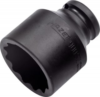 HAZET Schlag- | Maschinenschrauber Steckschlüsseleinsatz 900SZ-34 ∙ 1/2 Zoll (12,5 mm) Vierkant hohl ∙ Außen Doppelsechskant-Trac Bild 1