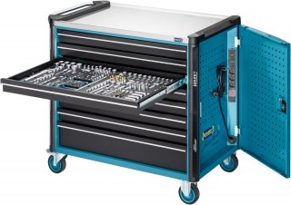 HAZET Werkstattwagen Assistent 179NXXL-8D/3 ∙ 3-teilig ∙ Schubladen | flach: 7× 81 x 870 x 522 mm ∙ Schubladen | hoch: 1× 166 x 87 Bild 7