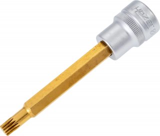 HAZET Schraubendreher-Steckschlüsseleinsatz 8808LG-6 ∙ 3/8 Zoll (10 mm) Vierkant hohl ∙ Innen Vielzahn Profil XZN ∙ SW M6 Bild 1