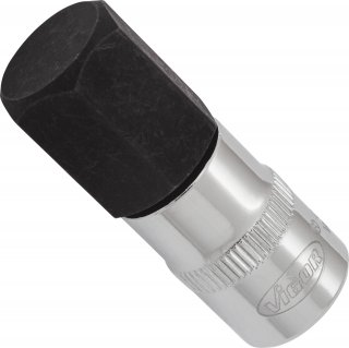 VIGOR Innensechskant Schraubendreher-Einsatz ∙ V6139 ∙ 3/8 Zoll (10 mm) Vierkant hohl ∙ Innen Sechskant Profil ∙ SW 17 mm Bild 2