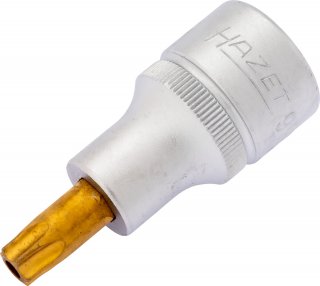 HAZET Schraubendreher-Steckschlüsseleinsatz 992-T45H ∙ 1/2 Zoll (12,5 mm) Vierkant hohl ∙ Tamper Resistant TORX® Profil ∙ SW T45 Bild 1